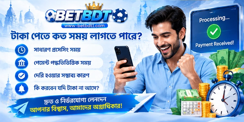 টাকা পেতে কত সময় লাগতে পারে? টাকা পেতে কত সময় লাগতে পারে?