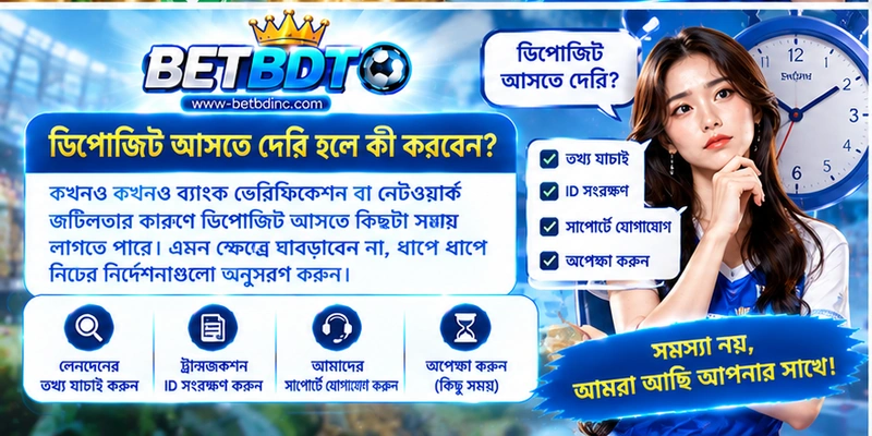 ডিপোজিট আসতে দেরি হলে কী করবেন? ডিপোজিট আসতে দেরি হলে কী করবেন?