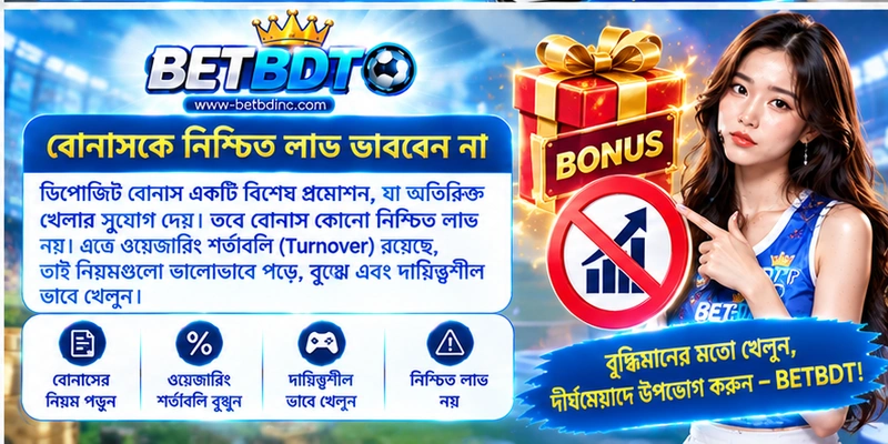 বোনাসকে নিশ্চিত লাভ ভাববেন না বোনাসকে নিশ্চিত লাভ ভাববেন না