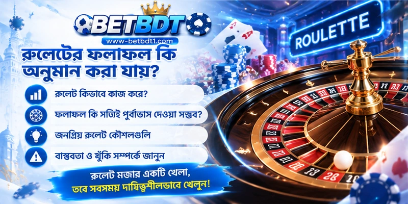 রুলেটের ফলাফল কি অনুমান করা যায়? রুলেটের ফলাফল কি অনুমান করা যায়?